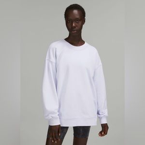 NWT - Lululemon Perfectly Oversized Crew - pastel blue